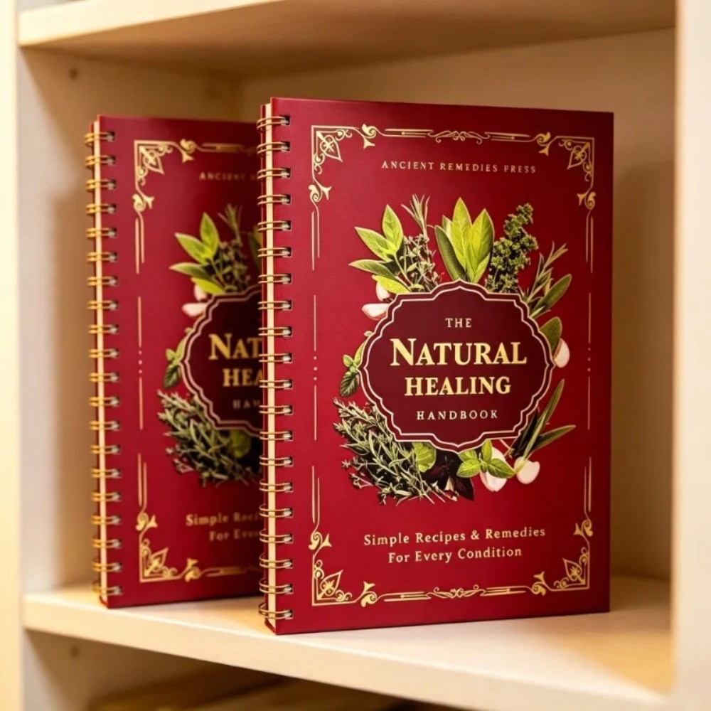 Herbal Wellness Remedy - The Natural Healing Handbook Spiral‑Bound Herbal
