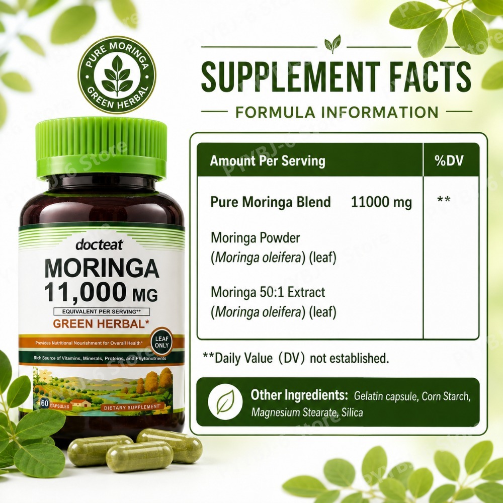 Moringa 11000mg Green Herbal S - Green Herbal Wellness 评论和价格
