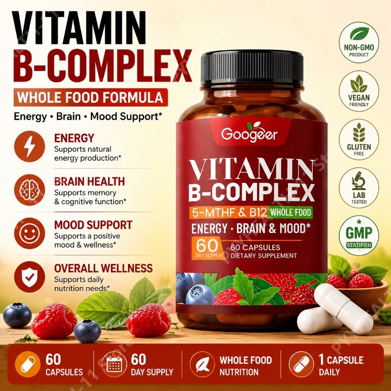 B Complex Vitamins Supplement  - Herbal Wellness Blend 评论和价格