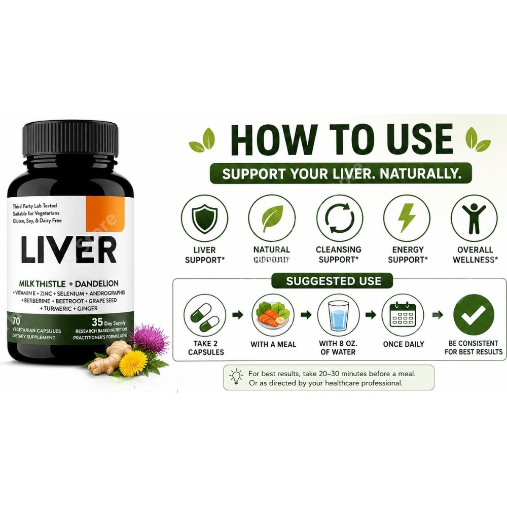 Milk Thistle Dandelion Root Ca - Herbal Wellness Blend 评论和价格